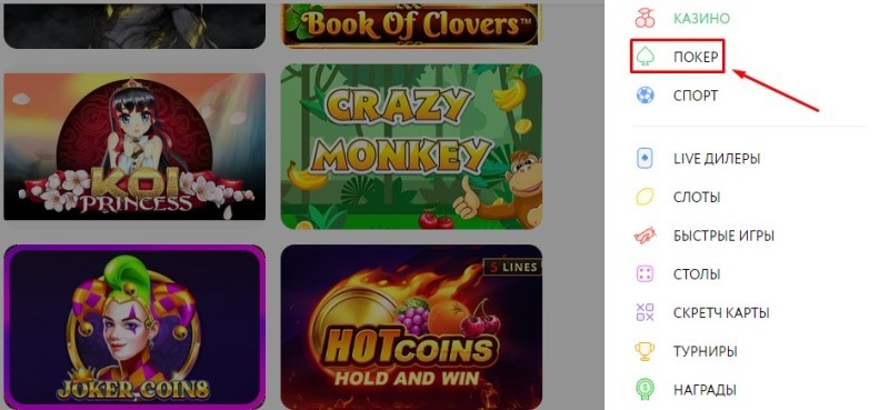 Игра в покер-руме